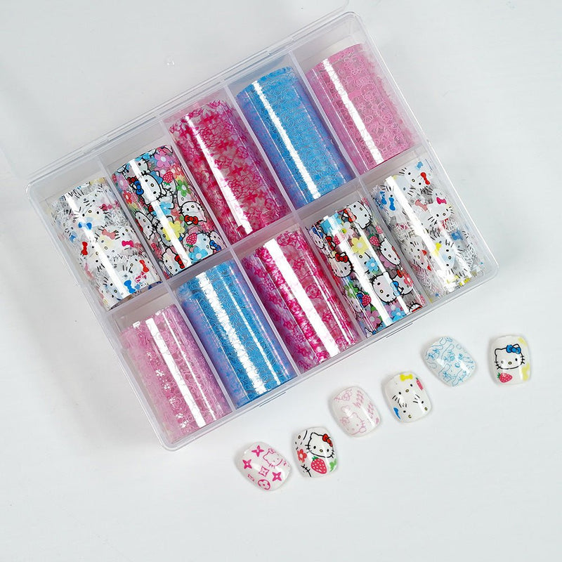 Nail Transfer Foil - Hello Kitty - JSX502 - DTK Nail Supply