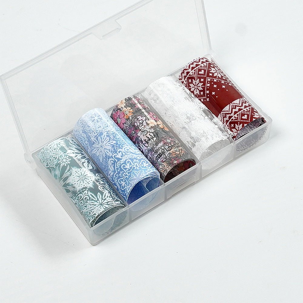 Nail Transfer Foil - Holiday Print - W21 - DTK Nail Supply