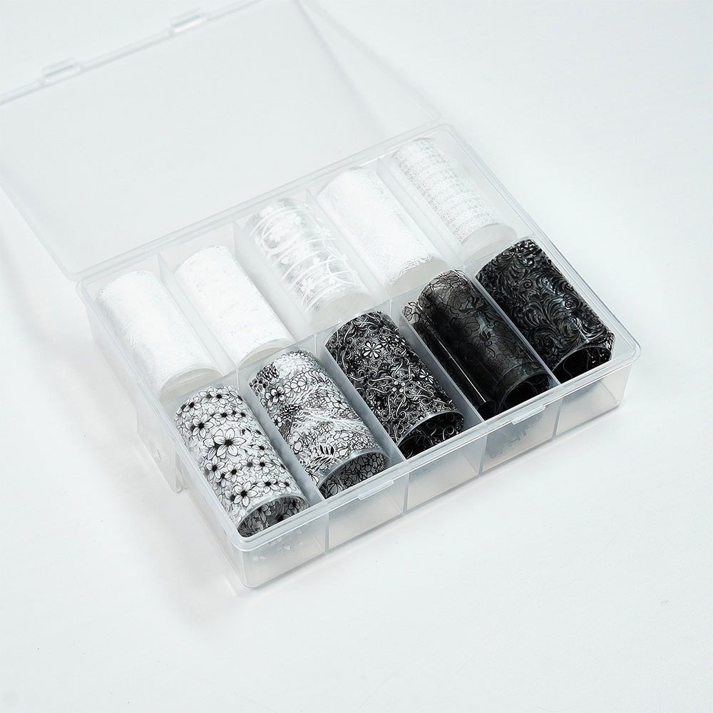 Nail Transfer Foil - Lace Print - TZ21 - DTK Nail Supply