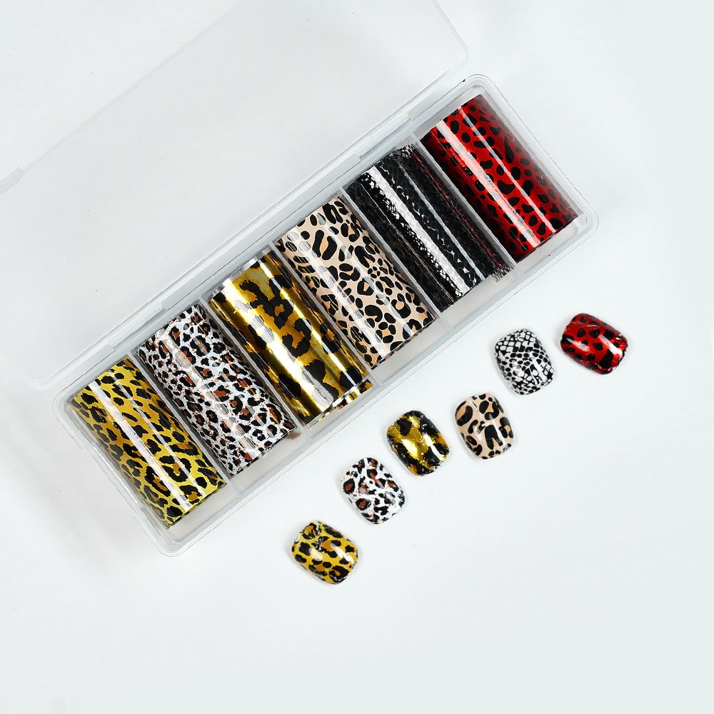 Nail Transfer Foil - Leopard & Cheetah Print - LS107 - DTK Nail Supply