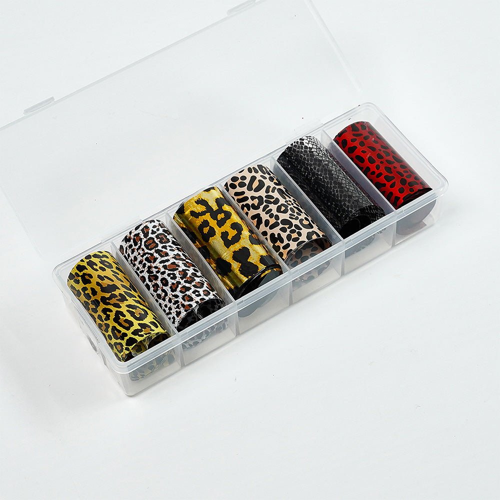 Nail Transfer Foil - Leopard & Cheetah Print - LS107 - DTK Nail Supply