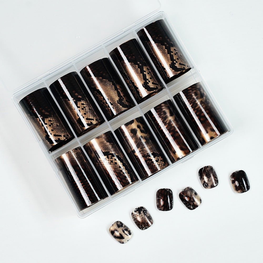 Nail Transfer Foil - Leopard & Cheetah Print - M339 - DTK Nail Supply