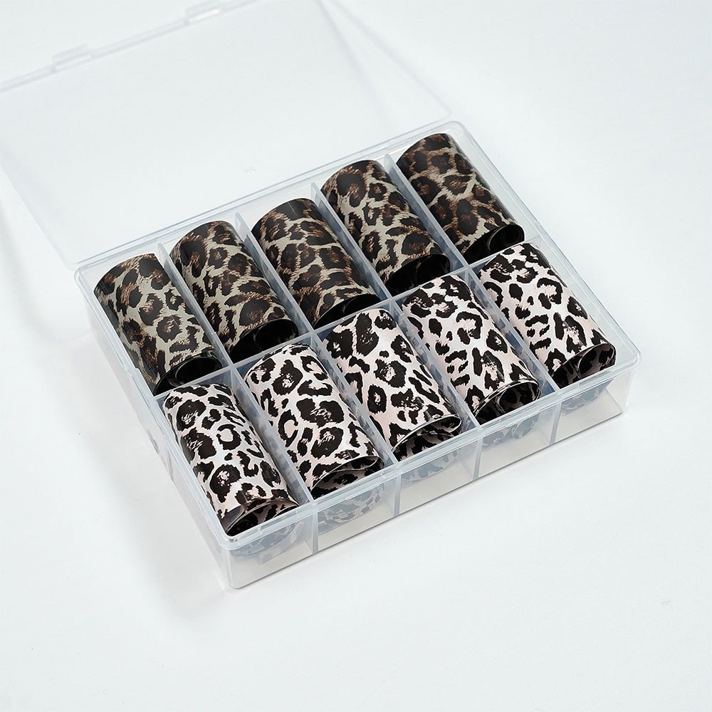 Nail Transfer Foil - Leopard & Cheetah Print - M341 - DTK Nail Supply
