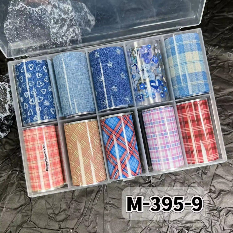 Nail Transfer Foil - M395 - 9 - DTK Nail Supply