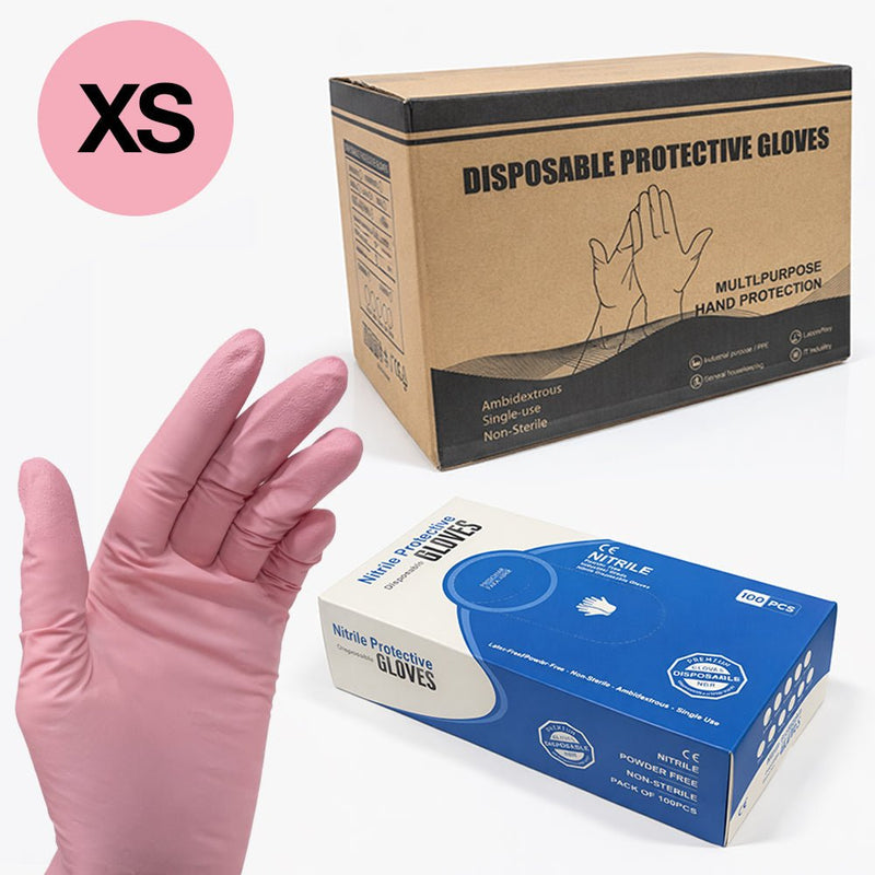 Nitrile Protective Disposable Gloves - Size XS (Box) - DTK Nail Supply