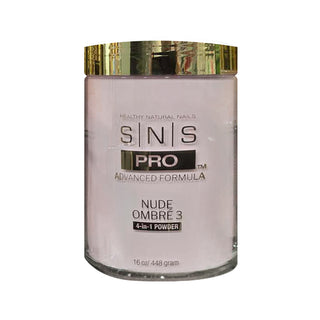 SNS 4-in-1 Pink & White Powder 16oz - Nude Ombre 3