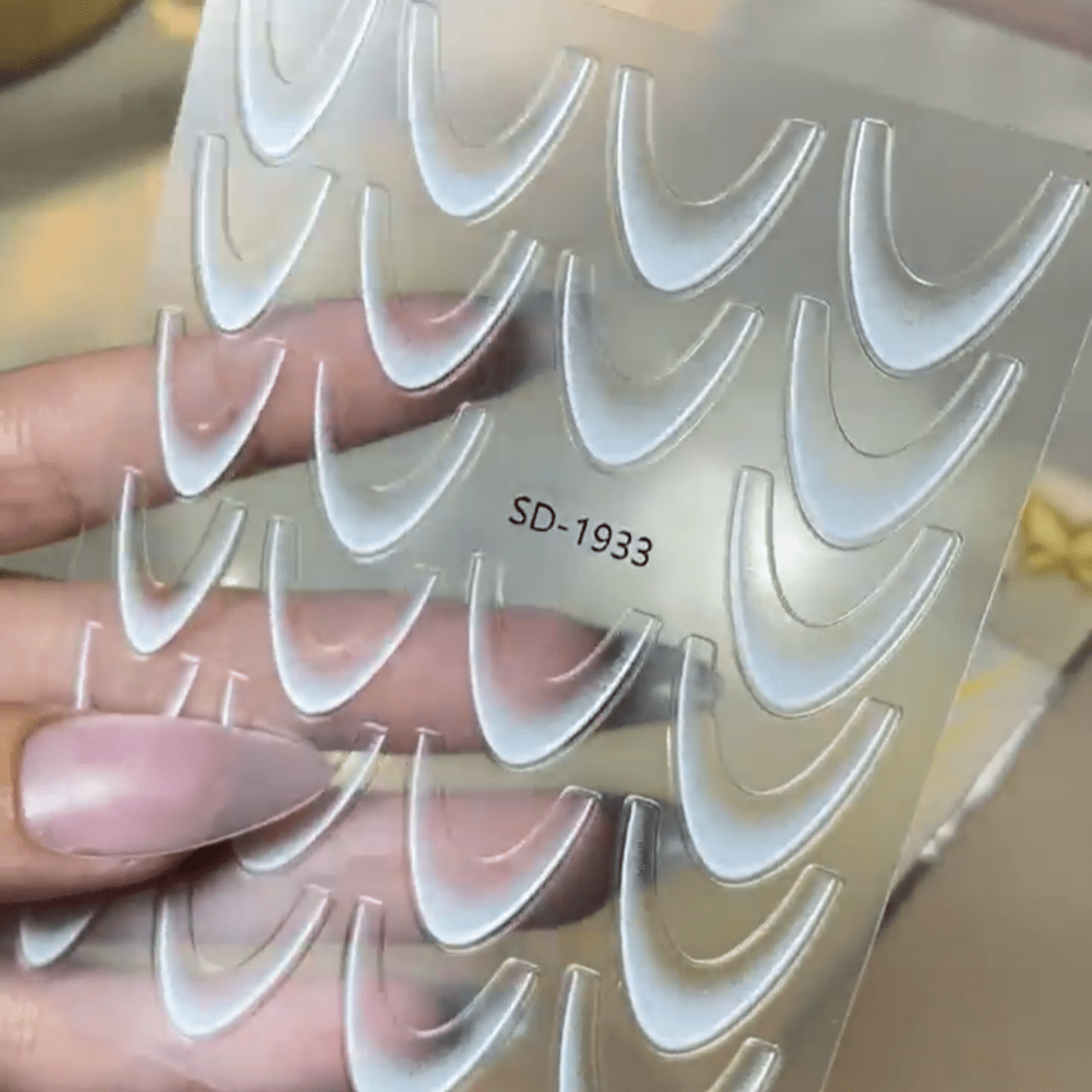 Ombre French Nail Sticker - Neon Sticker - Silver Sticker - Gold Sticker - Bronze Sticker - DTK Nail Supply