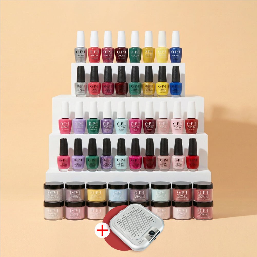 OPI 44 3-in-1 - Dip, Gel & Lacquer Matching - FREE 1 LAVIS Nail Dust Collector - DTK Nail Supply