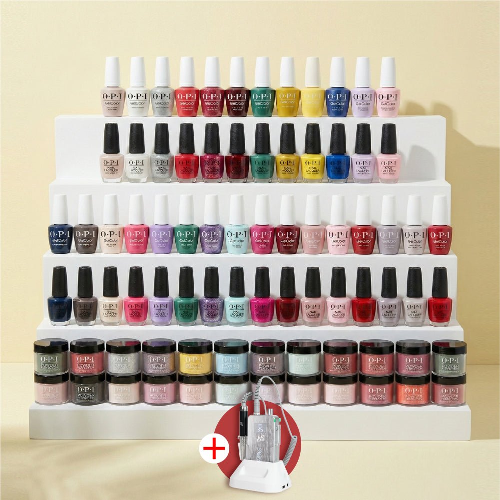 OPI 51 3 - in - 1 - Dip, Gel & Lacquer Matching - FREE 1 LDS Nail Drill - DTK Nail Supply