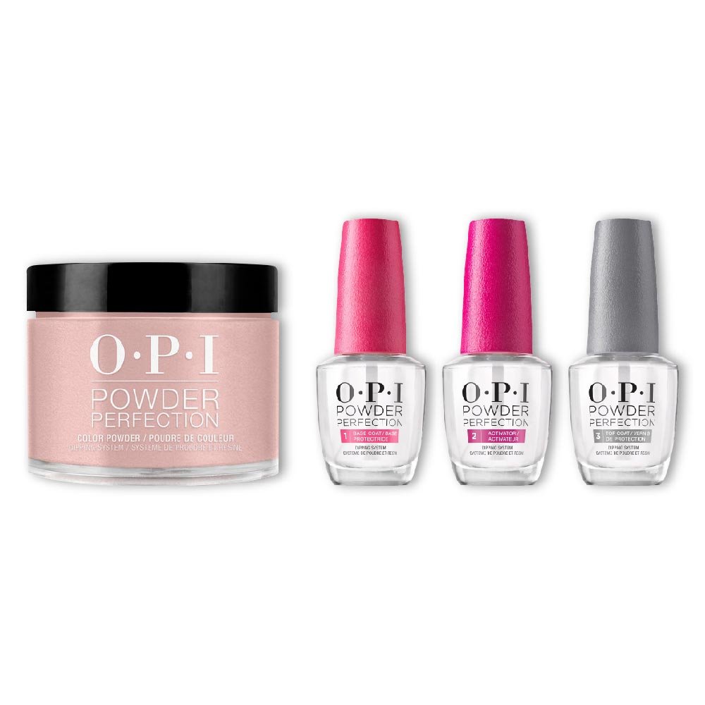 OPI Dip Powder Combo - Liquid Set & E41 Barefoot in Barcelona - DTK Nail Supply