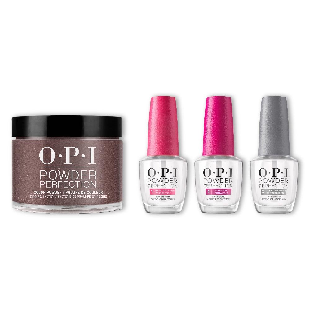OPI Dip Powder Combo - Liquid Set & I43 Black Cherry Chutney - DTK Nail Supply