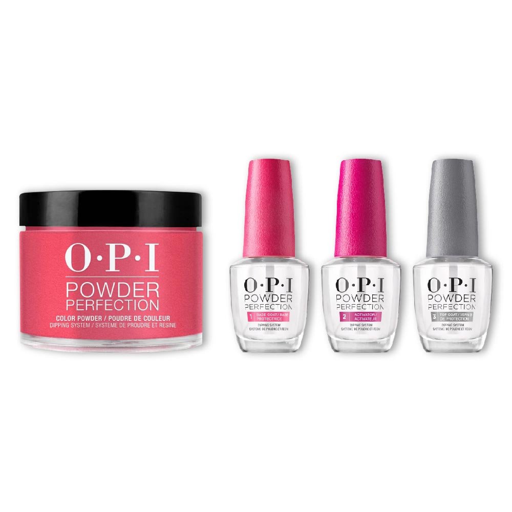 OPI Dip Powder Combo - Liquid Set & L72 OPI Red - DTK Nail Supply