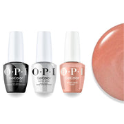 OPI F043 Route Beer Float - Brown, Orange - Intelli-Gel Combo - Super Base Coat, Super Gloss Top Coat - DTK Nail Supply