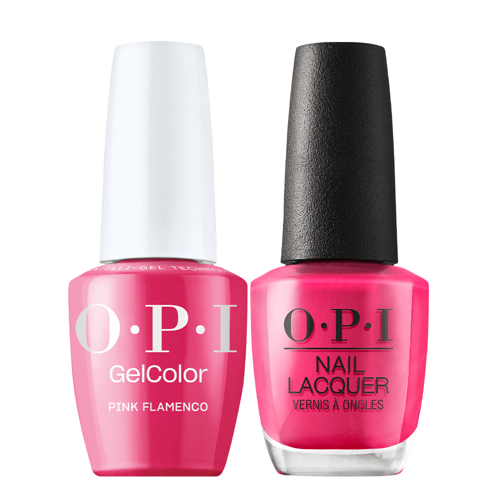 OPI Gel Nail Polish Duo - E44 Pink Flamenco - DTK Nail Supply