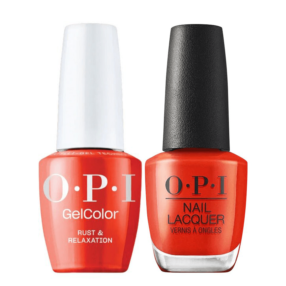 OPI Gel Nail Polish Duo - F06 Rust & Relaxation - DTK Nail Supply