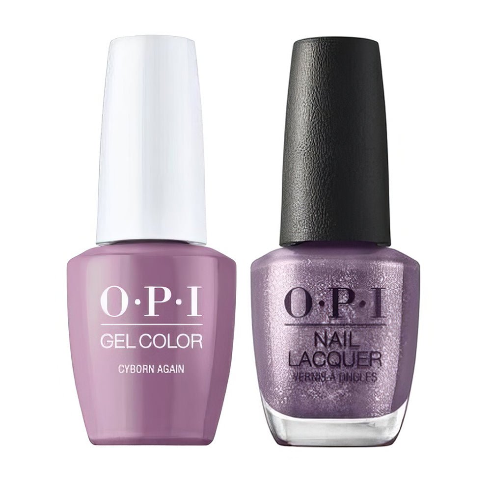 OPI Gel Nail Polish Duo - GLF016 Cyborn Again - Gel Polish 0.5oz - DTK Nail Supply