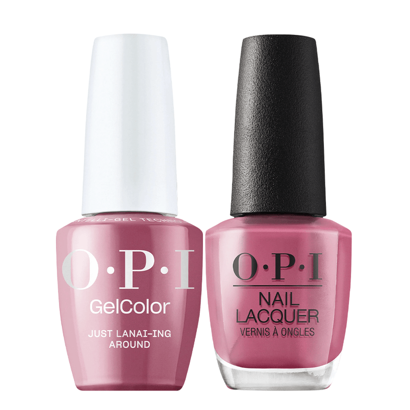 OPI Gel Nail Polish Duo - H72 Just Lanai - ing Around - DTK Nail Supply