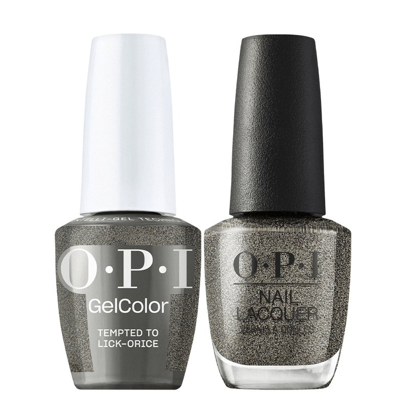 OPI Gel Nail Polish Duo - HPS03 Tempted to Lick - orice - Gel Polish 0.5oz - DTK Nail Supply