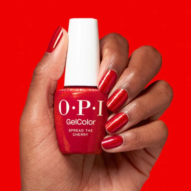 OPI Gel Nail Polish Duo - HPS04 Spread the Cherry - Gel Polish 0.5oz - DTK Nail Supply