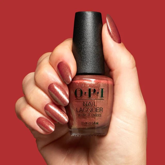 OPI Gel Nail Polish Duo - HPS06 Ginger Snapped - Gel Polish 0.5oz - DTK Nail Supply