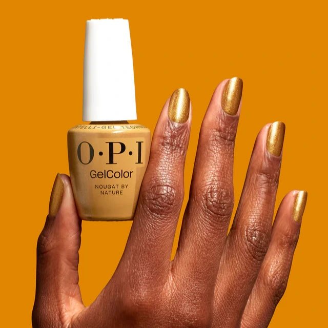 OPI Gel Nail Polish Duo - HPS07 Nougat by Nature - Gel Polish 0.5oz - DTK Nail Supply
