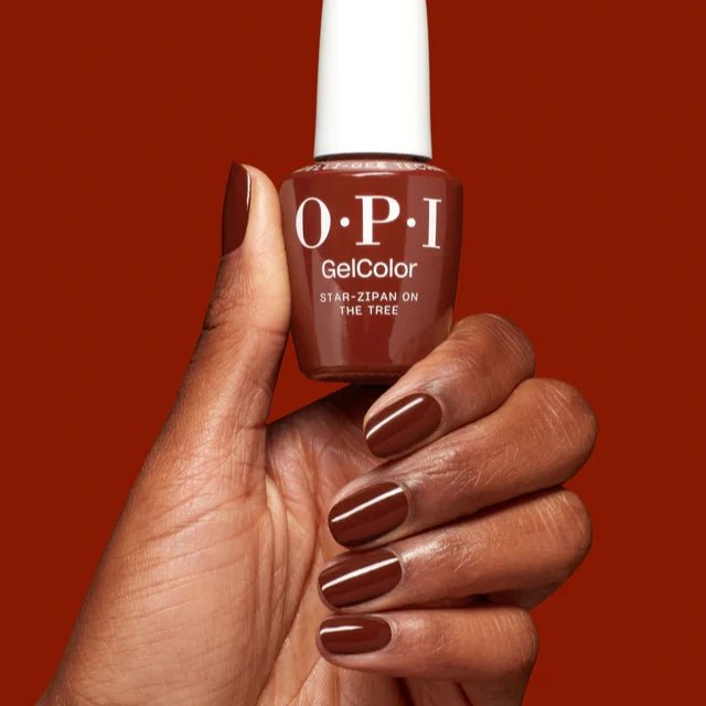 OPI Gel Nail Polish Duo - HPS08 Star - zipan on the Tree - Gel Polish 0.5oz - DTK Nail Supply