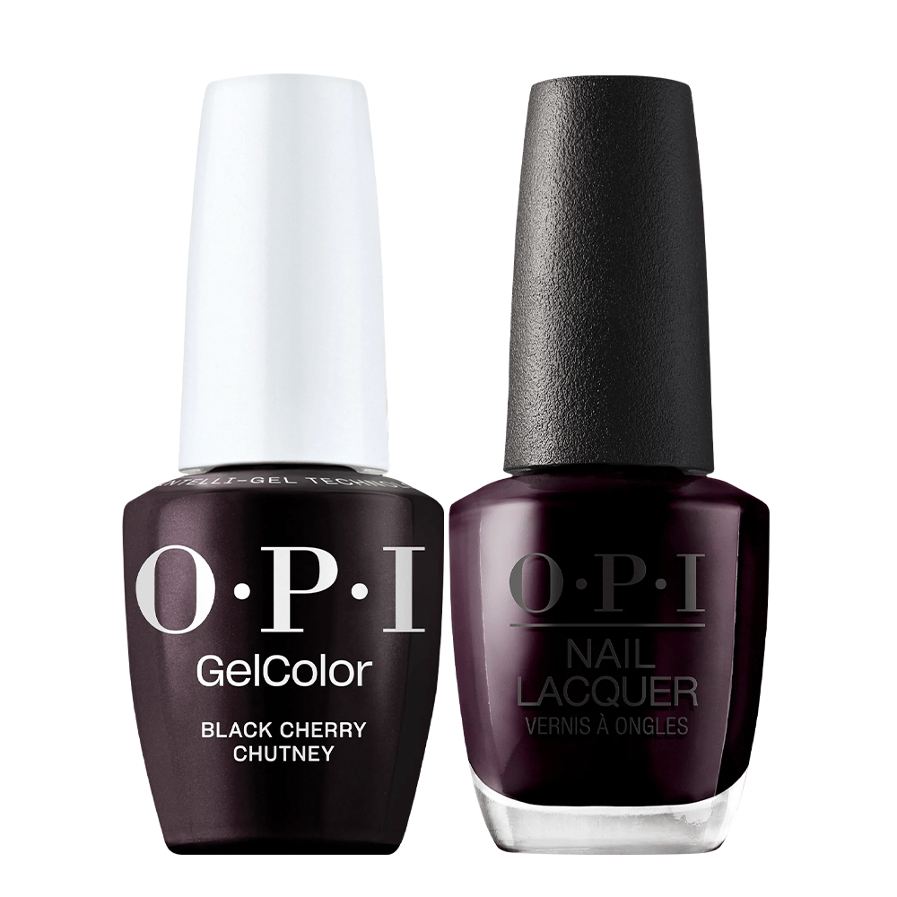 OPI Gel Nail Polish Duo - I43 Black Cherry Chutney - DTK Nail Supply