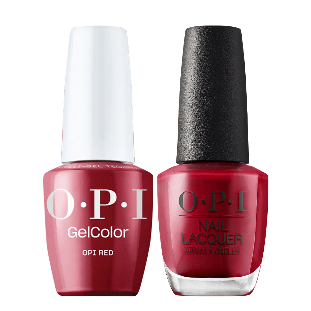 OPI Gel Nail Polish Duo - L72 OPI Red - DTK Nail Supply