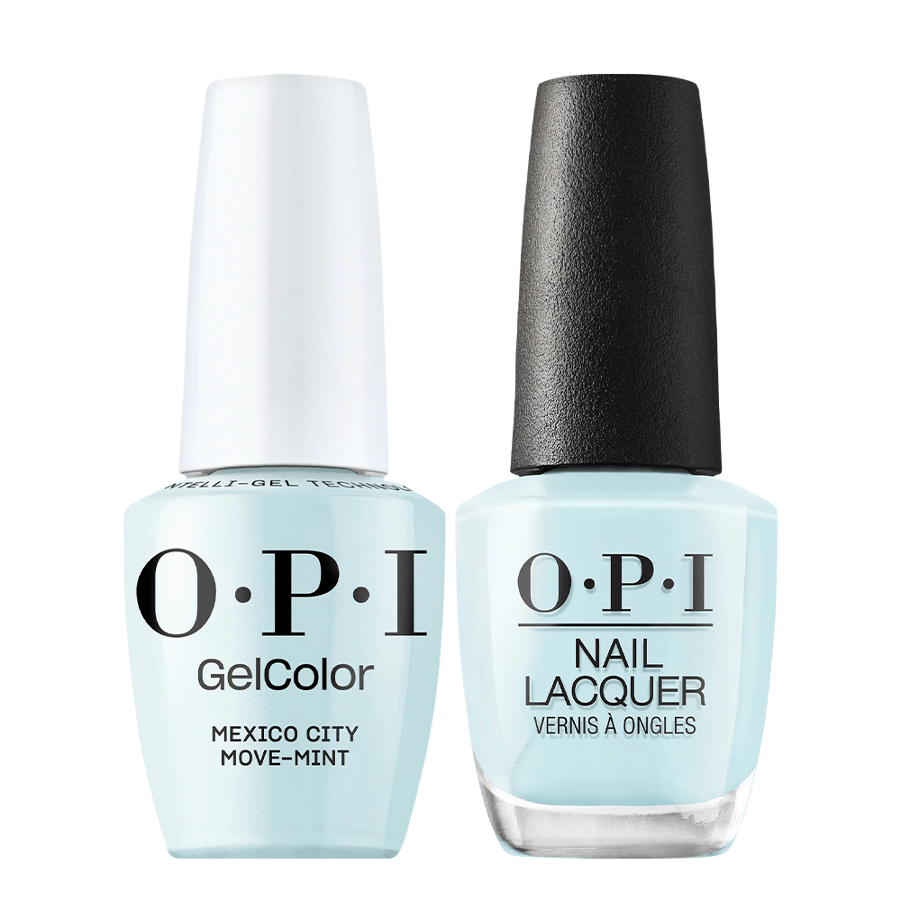 OPI Gel Nail Polish Duo - M83 Mexico City Move - Mint - DTK Nail Supply