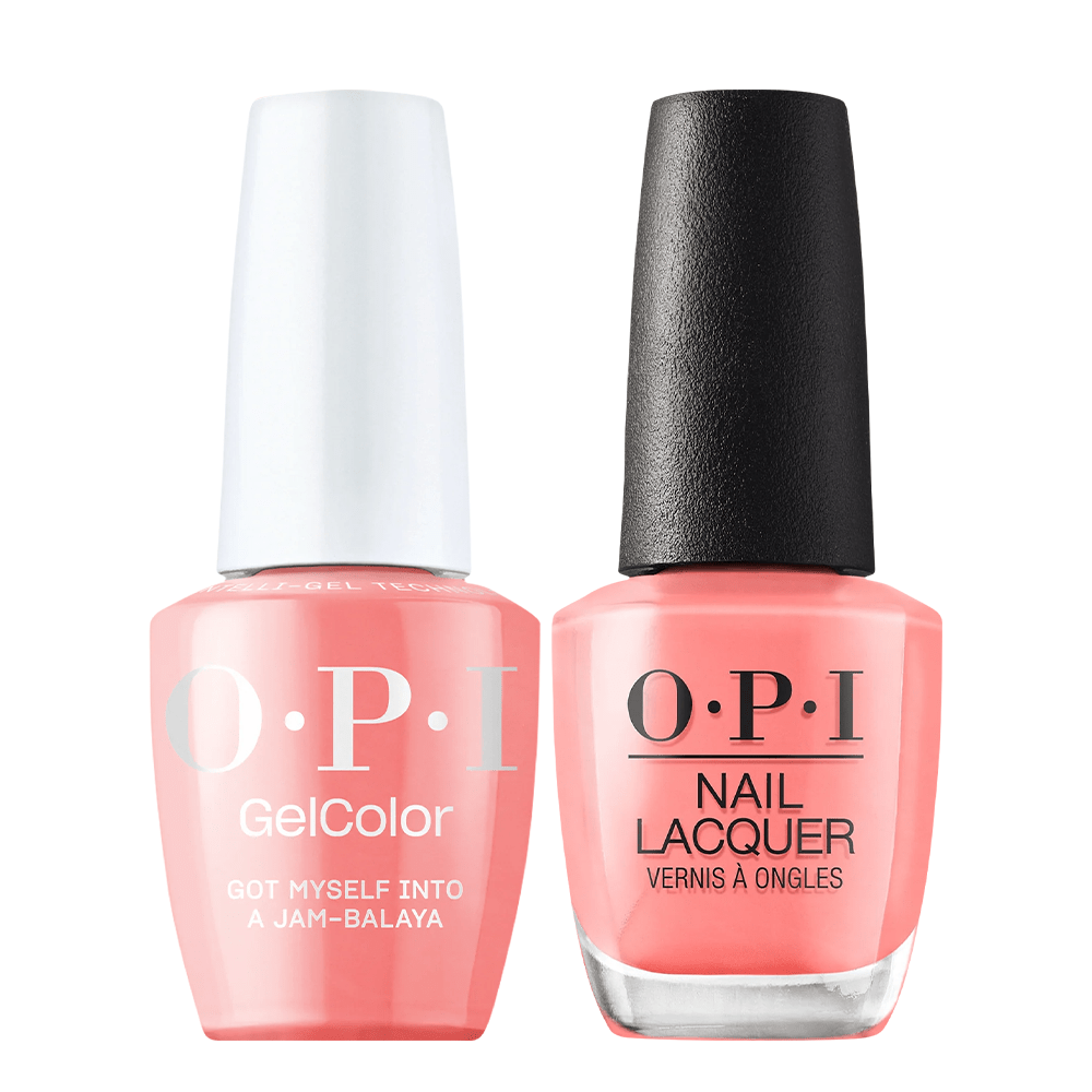 OPI Gel Nail Polish Duo - N57 Got Myself into a Jam - balaya - DTK Nail Supply
