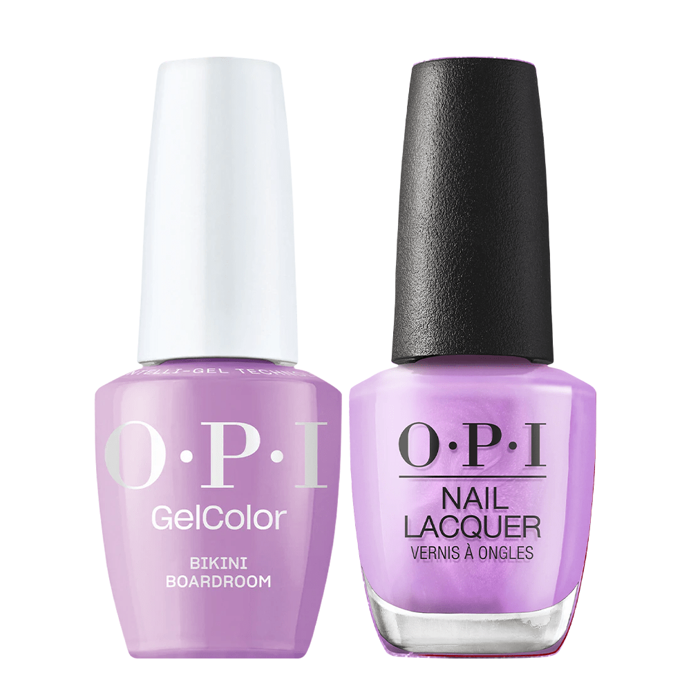 OPI Gel Nail Polish Duo - P006 Bikini Boardroom - DTK Nail Supply