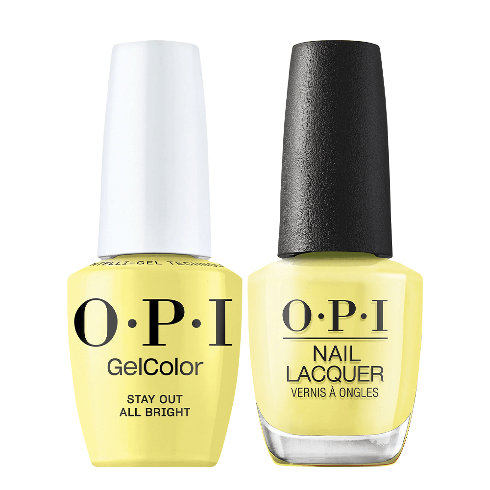 OPI Gel Nail Polish Duo - P008 Stay Out All Bright - DTK Nail Supply