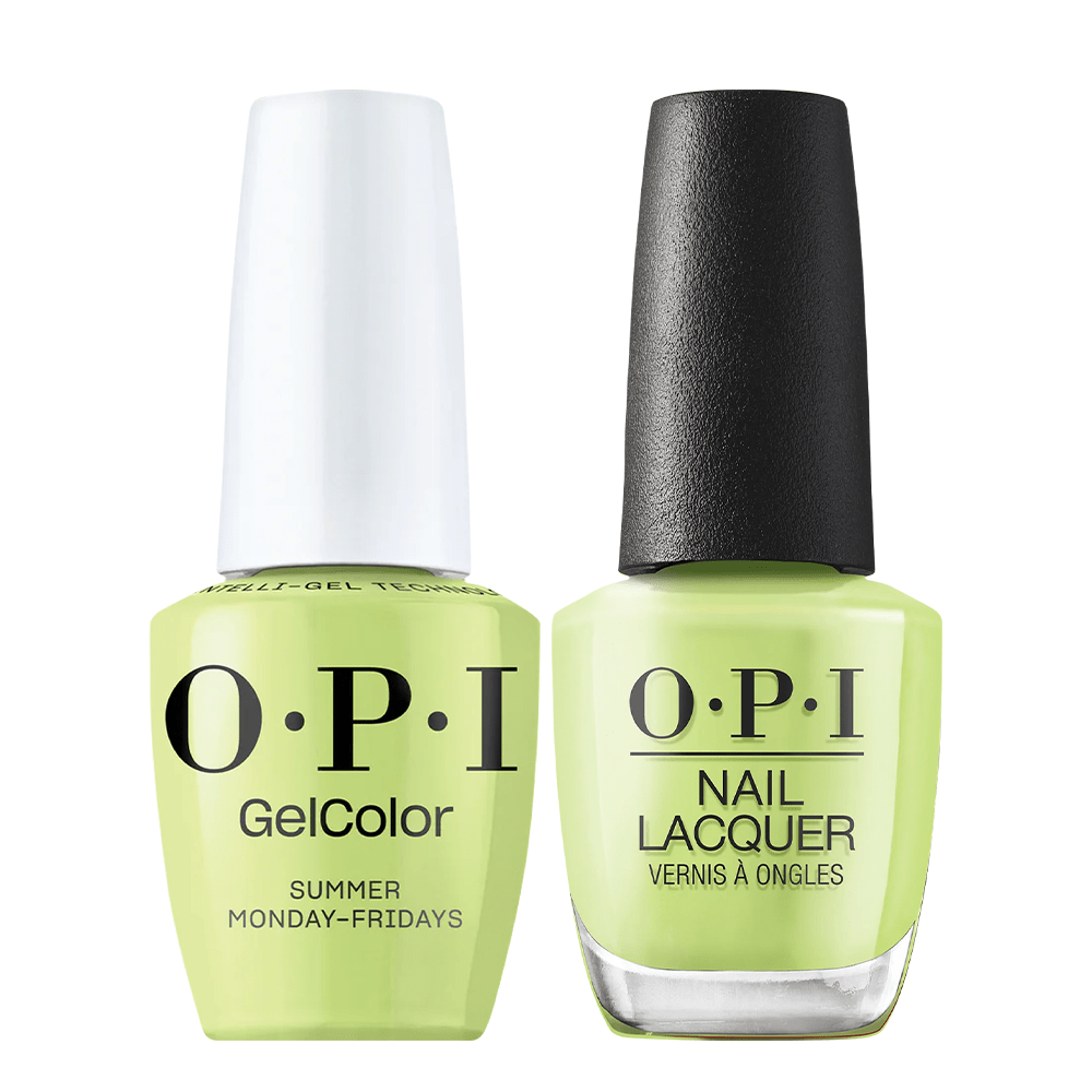 OPI Gel Nail Polish Duo - P012 Summer Monday - Fridays - DTK Nail Supply