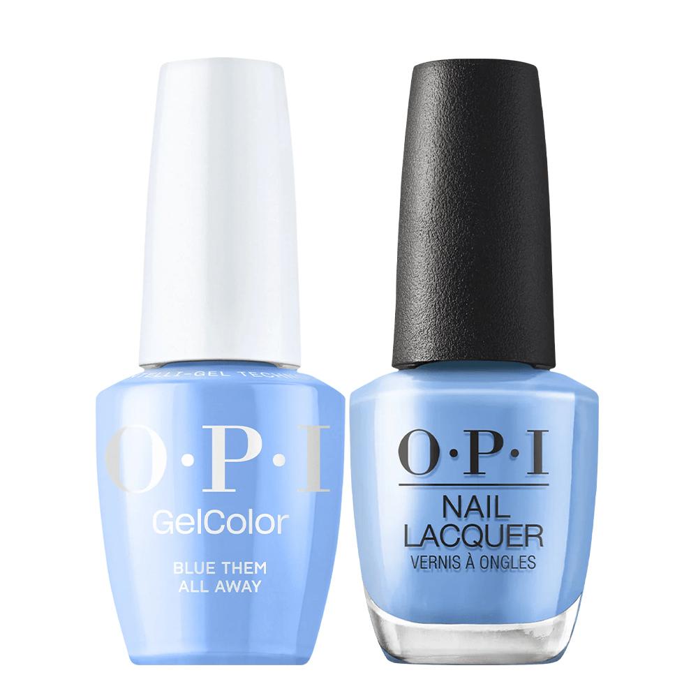 OPI Gel Nail Polish Duo - S058 Blue Them All Away - DTK Nail Supply