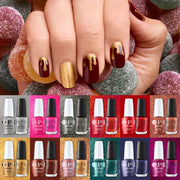 OPI Gel Nail Polish Duo - Set 12 Gel Colors - Opi Holiday 2025 Good Enough to Treat Collection - DTK Nail Supply