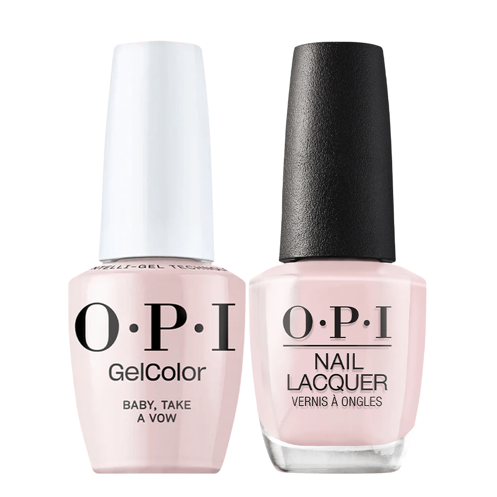 OPI Gel Nail Polish Duo - SH1 Baby, Take a Vow - DTK Nail Supply