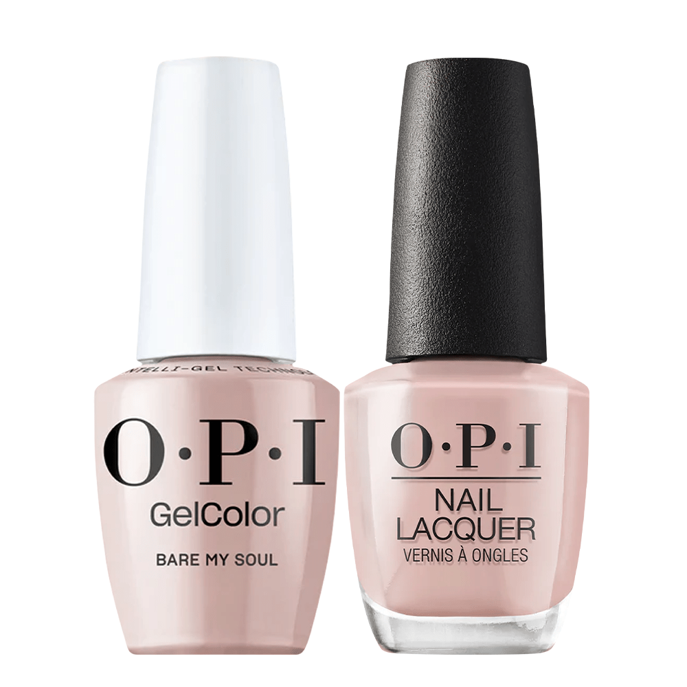 OPI Gel Nail Polish Duo - SH4 Bare My Soul - DTK Nail Supply