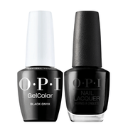 OPI Gel Nail Polish Duo - T02 Black Onyx - DTK Nail Supply