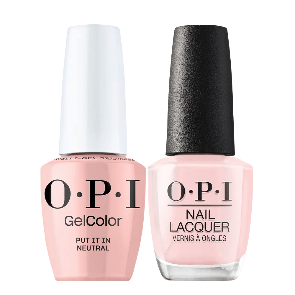 OPI Gel Nail Polish Duo - T65 Put it in Neutral - DTK Nail Supply