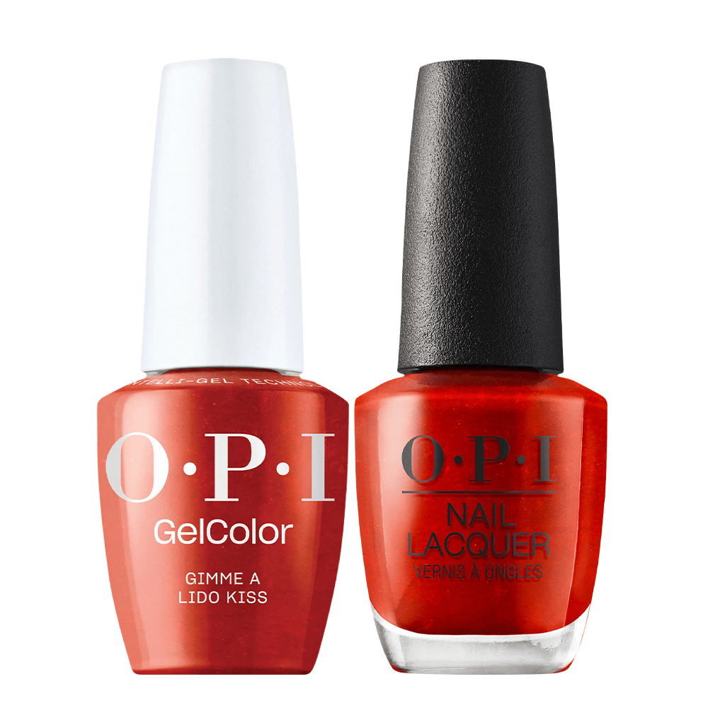 OPI Gel Nail Polish Duo - V30 Gimme A Lido Kiss - DTK Nail Supply