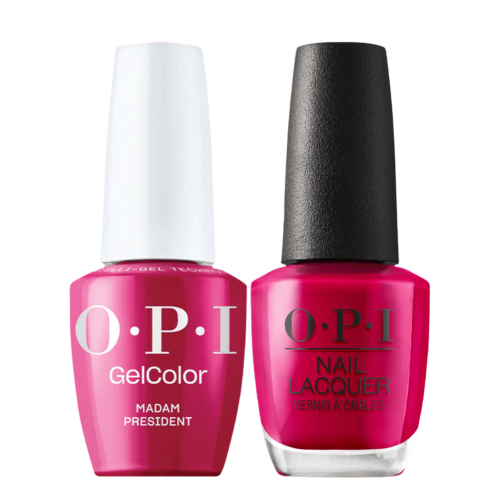 OPI Gel Nail Polish Duo - W62 Madam President - DTK Nail Supply