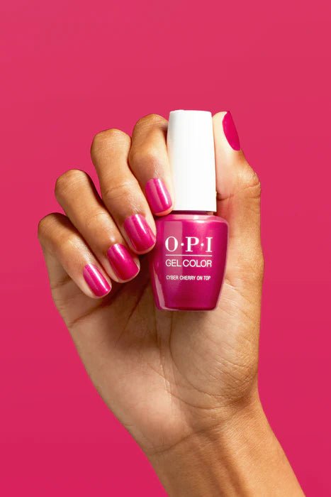 OPI Gel Nail Polish - F014 Cyber Cherry on Top - Gel Polish 0.5oz - DTK Nail Supply