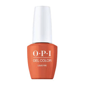OPI Gel Nail Polish - F020 Liquid Fire - Gel Polish 0.5oz - DTK Nail Supply