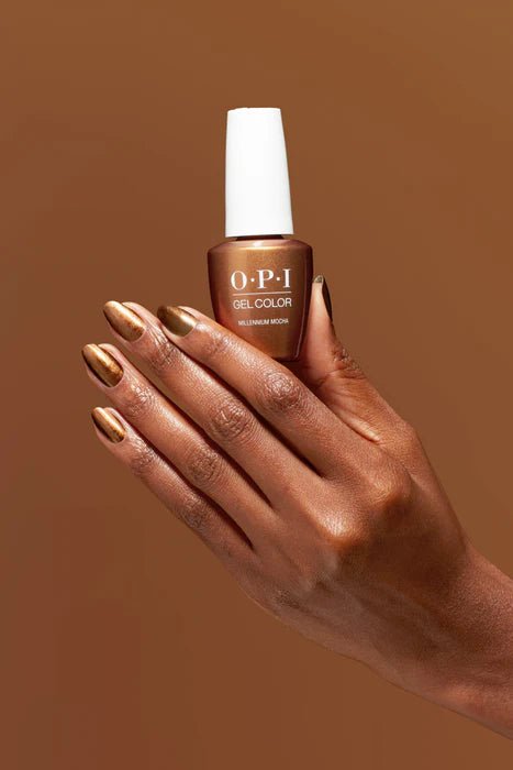 OPI Gel Nail Polish - F021 Millennium Mocha - Gel Polish 0.5oz - DTK Nail Supply