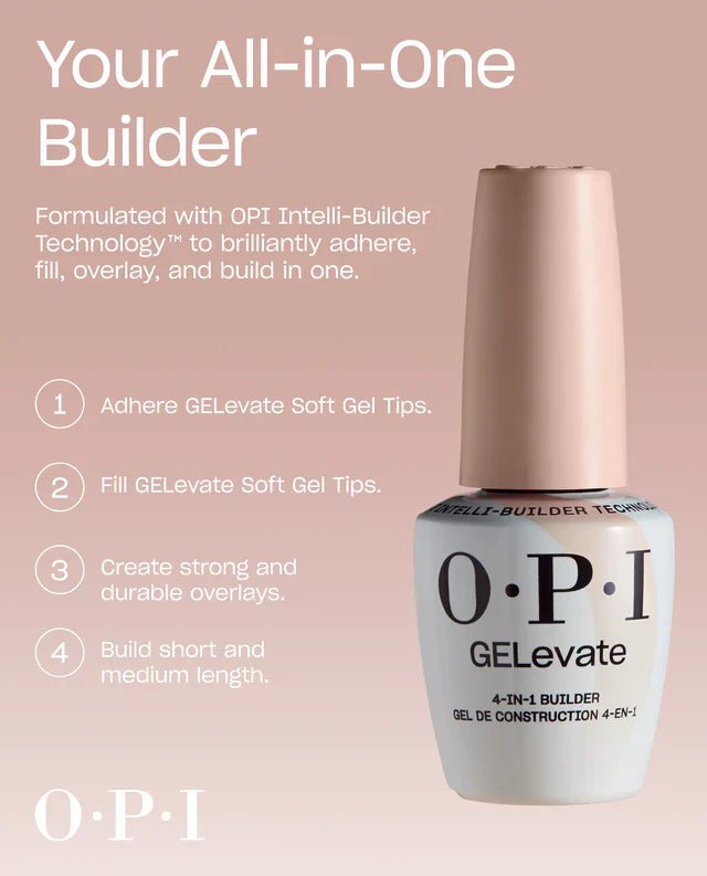 OPI GELevate 4 - In - 1 Builder Gel - BIB 000 - OPI’m Flawless - DTK Nail Supply
