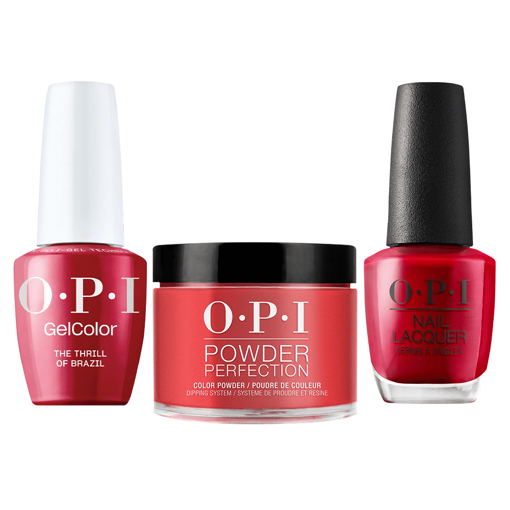 OPI Intelli 3 in 1 - A16 Thrill of Brazil - Dip, Gel & Lacquer Matching - DTK Nail Supply