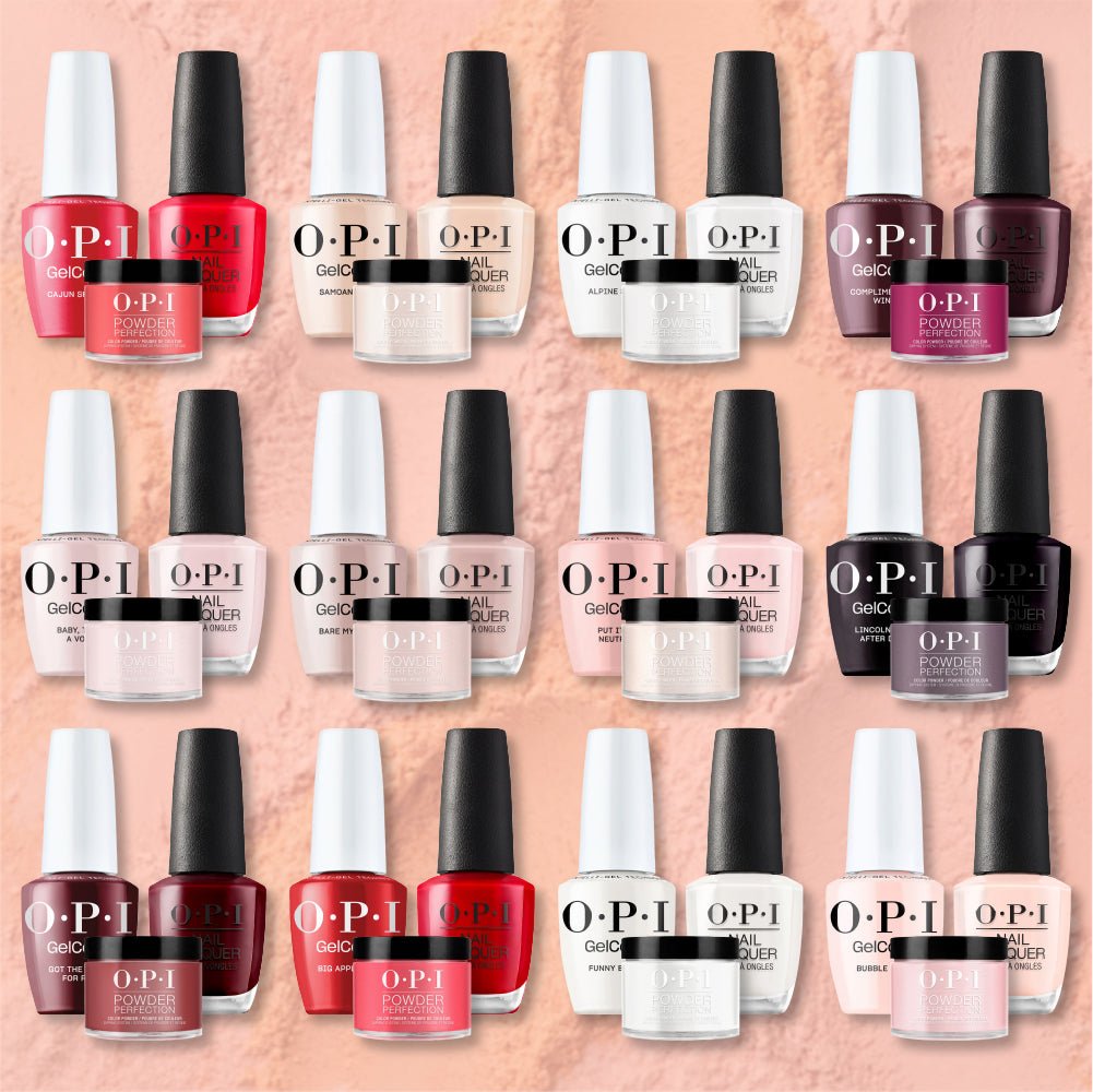 OPI Intelli 3 in 1 - Best Sellers 12 Colors Set - Dip, Gel & Lacquer Matching - DTK Nail Supply