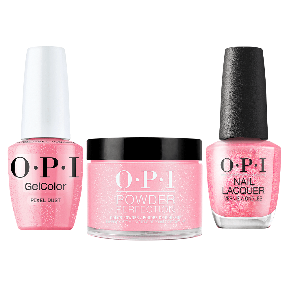 OPI Intelli 3 in 1 - D51 Pixel Dust - Dip, Gel & Lacquer Matching - DTK Nail Supply