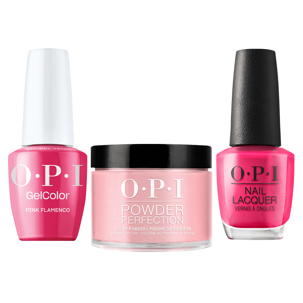 OPI Intelli 3 in 1 - E44 Pink Flamenco - Dip, Gel & Lacquer Matching - DTK Nail Supply