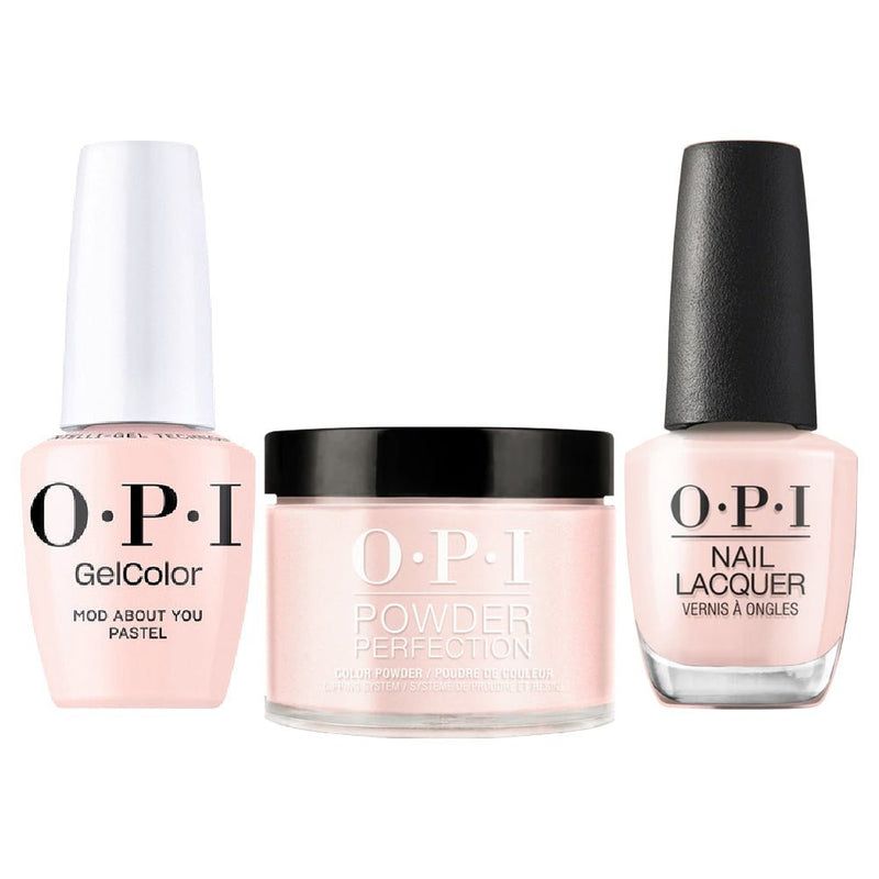 OPI Intelli 3 In 1 - F037 Mod About You Pastel - Pink, Beige Colors - Dip, Gel & Lacquer Matching (OPI Fall 2026 Collection) - DTK Nail Supply